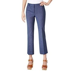 Michael Kors Linen Blend Flare Pant